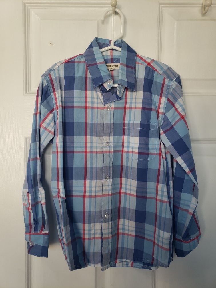 Boys size 7 clothes lot, shirt, jacket, vest