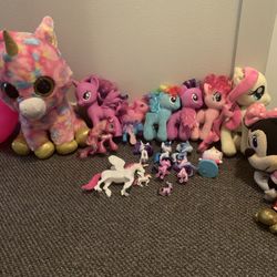 Pony/unicorn and Minnie Mouse