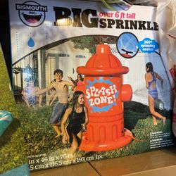 Big Sprinkler Over 6ft Tall