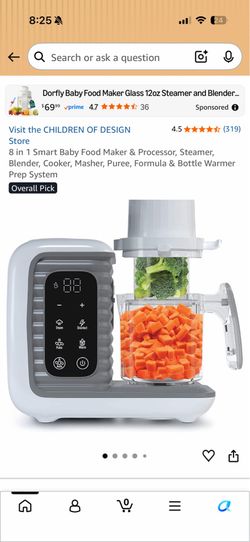 Baby food processor