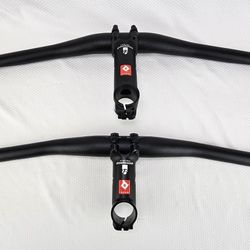 Bontrager IsoZone Bike Handlebar and Blendr Stem