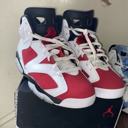Carmine 6s Size 10