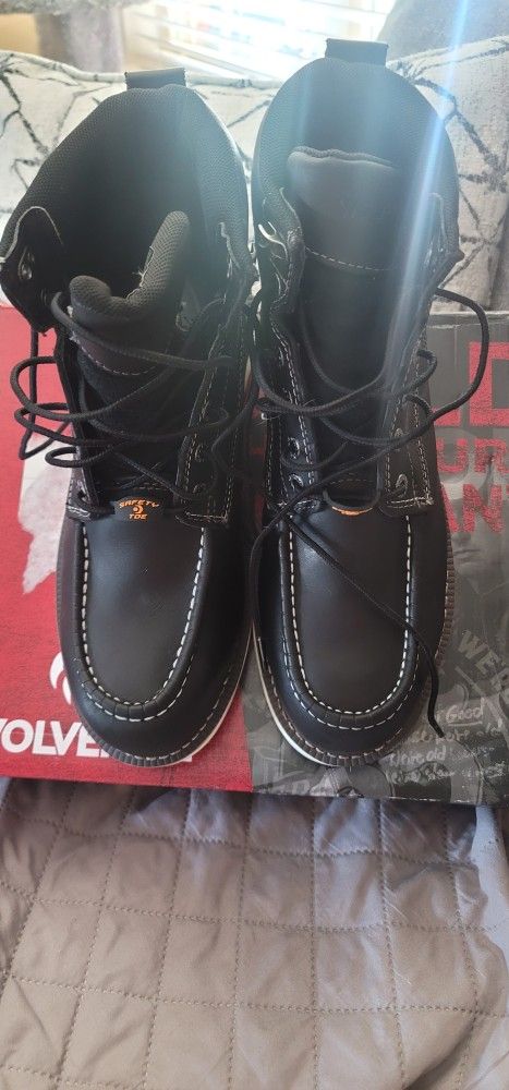 Wolverine Men's Work Boots Size 10 Steel toe