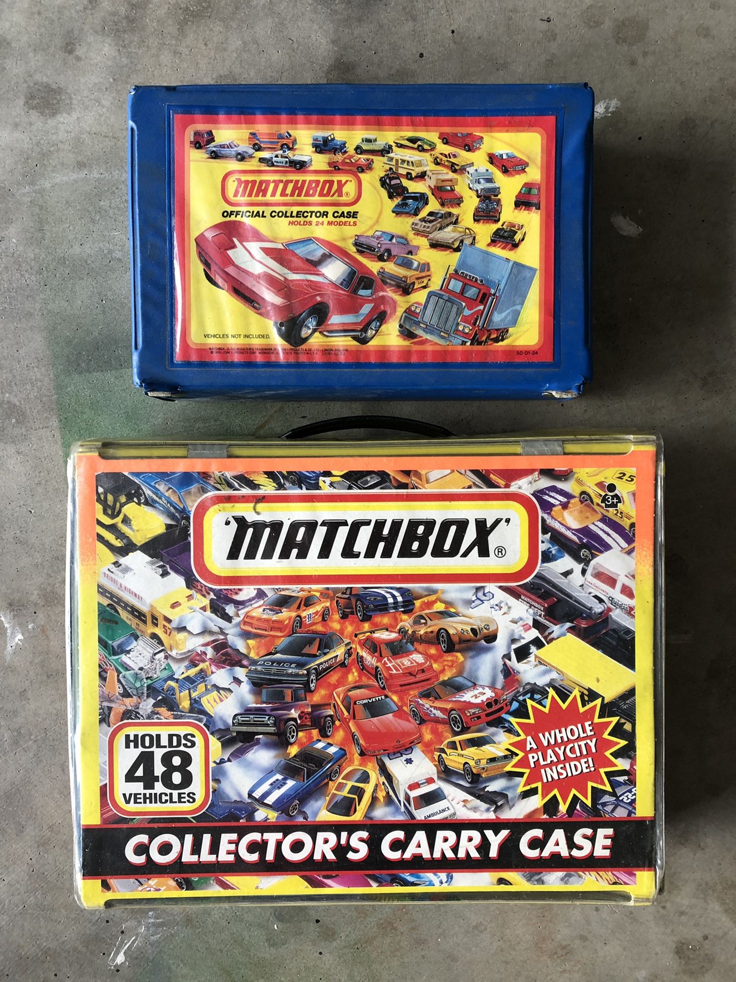 2 Vintage Matchbox Cases