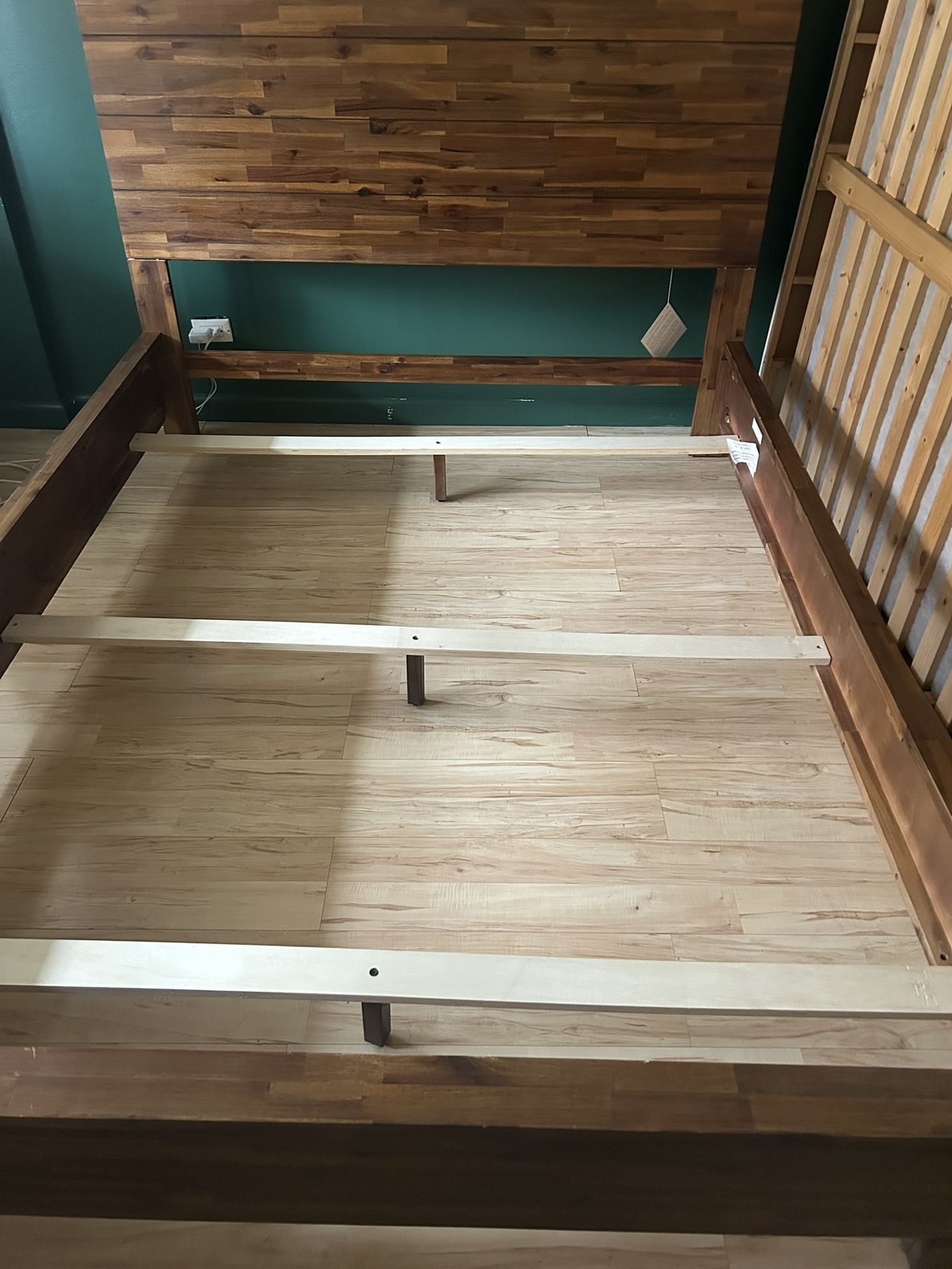 Queen size bed frame & matching dresser