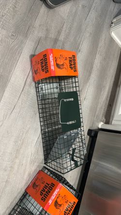2 - Catch & release animal traps 24 in. x 7 in. x 7 in. ($15)