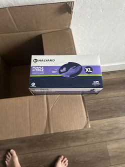 Halyard purple Gloves XL