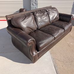 Embossed Leather Sofa