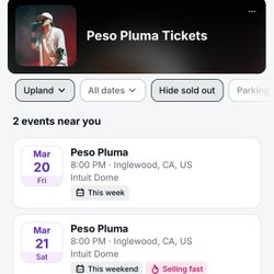 Peso Pluma Concert Walk In 