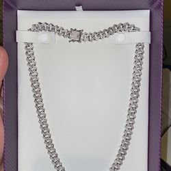Diamond And Silver Chain