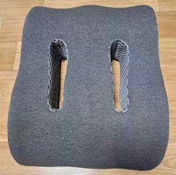 Dark Grey Mesh memory foam leg foot cushion pillow