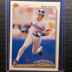 1992 Upper Deck Omar Vizquel Baseball Card #401