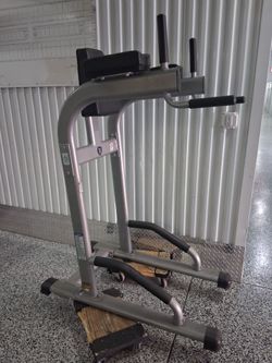 Tuff Stuff leg raise dip station