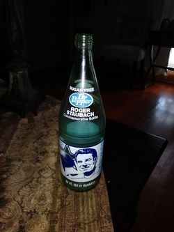 Cowboys Roger Staubach bottle dr pepper