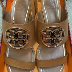 Tory Burch 65mm Everly  Sandal Calf Leather 
