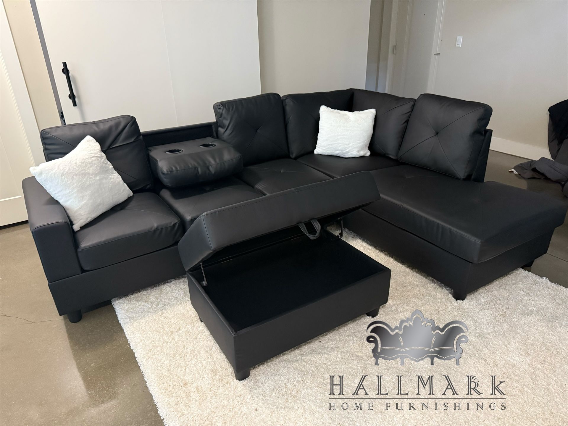 New Leather Sectional Couches