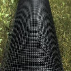  Fence 5’ x 100' Hardware Cloth Roll Black PVC Coated 2”x 3”Mesh