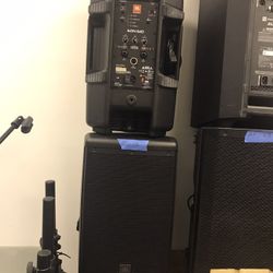 Speaker. JBL EON610 Powered Speaker X 2 Bluetooth   Read