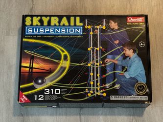 Quercetti Skyrail Suspension 310-Piece Marble Run