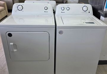 Amana Washer & Dryer for Sale 
(Works Great)
Comes w/ Warranty 
Delivery Available

Our store is located at:
1260 Highway 85 N.
Fayetteville,  GA