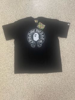 Black Bape x Chrome Hearts t shirt