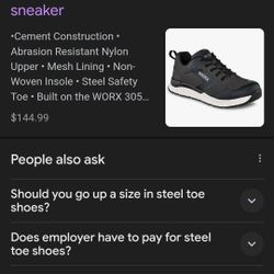 Work Shoe Steel Toe Size 13