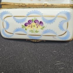Limoges Trinket Box Paris Style 
