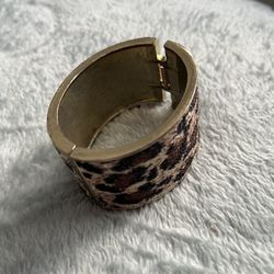 Leopard Clip On Bracelet