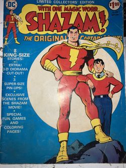 Shazam & Batman Vintage Comic Books