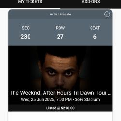 The weeknd 6/25