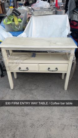 Entry way table/ Coffee bar table $30