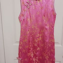 Chong Sam Hot Pink Dress