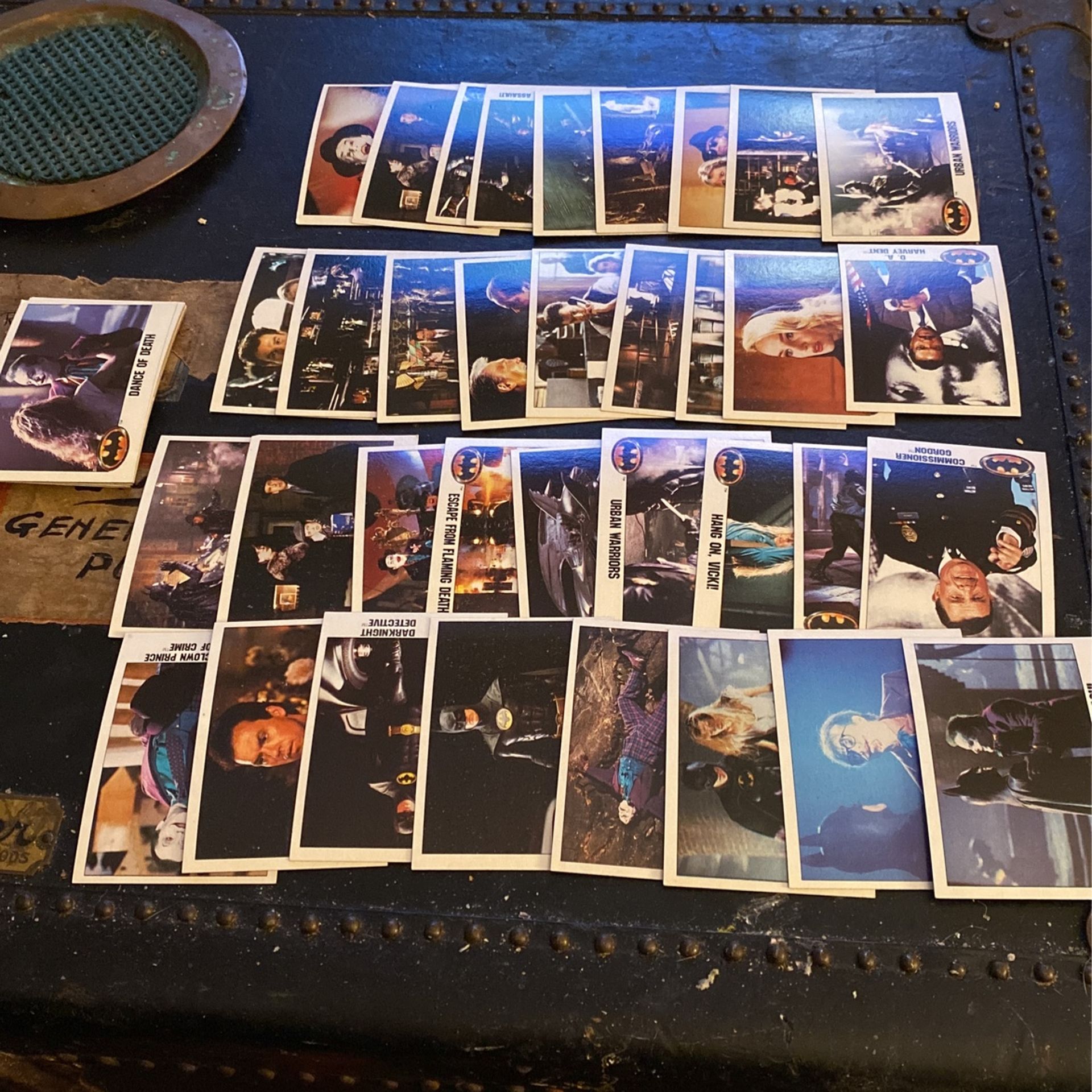 Complete Original Bat Man Movie Card Set