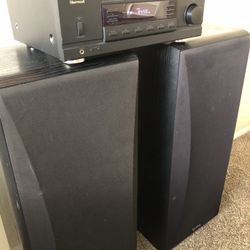 Sherwood Discrete Stereo System With Speakers