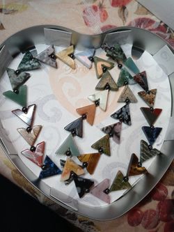 Sterling Silver And Real Rock Necklace