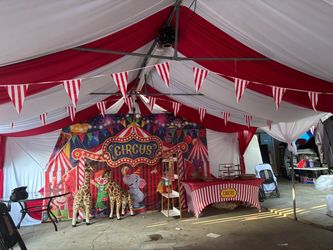 Circus backdrop