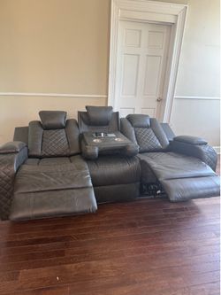 Premium Home Theater Power Reclining Sofa