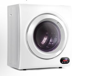 Euhomy Portable Dryer, 1400w, 2.65 Cu.Ft. Clothes Drying Machine with Exhaust Hose,