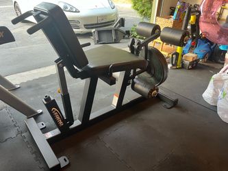 Legend Fitness combo leg extension leg curl plate loaded