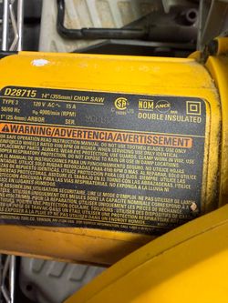 14 inch metal chopsaw
