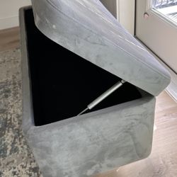 upholstered storage ottoman