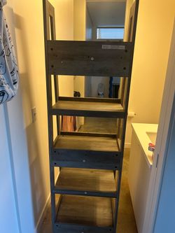Gray Bookshelf