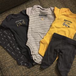 Baby Boy Newborn Outfit Set