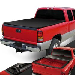 99 to 2006 Chevrolet Silverado GMC Sierra 6.6 bed Soft Roll up Tonneau Beb cover Cubierto Tapa caja
