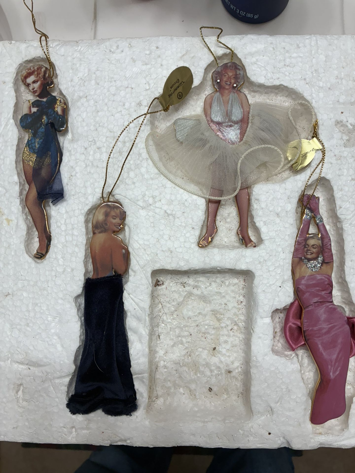 Marylin Monroe Ornaments 