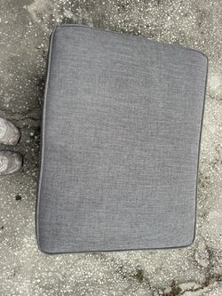 Grey Ottoman