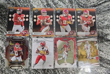 Kansas City Chiefs Lot - Patrick Mahomes, Isaiah Pacheco, Derrick Gore, Tyreek Hill -  Rookie RC