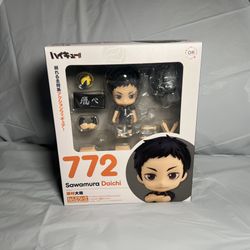 BRAND NEW Nendoroid Action Figure Good Smile Daichi Sawamura 772 Haikyu Anime