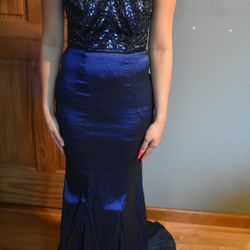 Milano Formals 2 Piece Prom Dress
