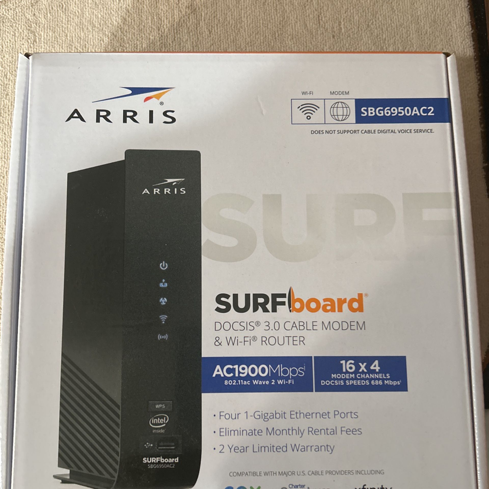 ARRIS - SBG6950AC2 Surfboard Modem/Router
